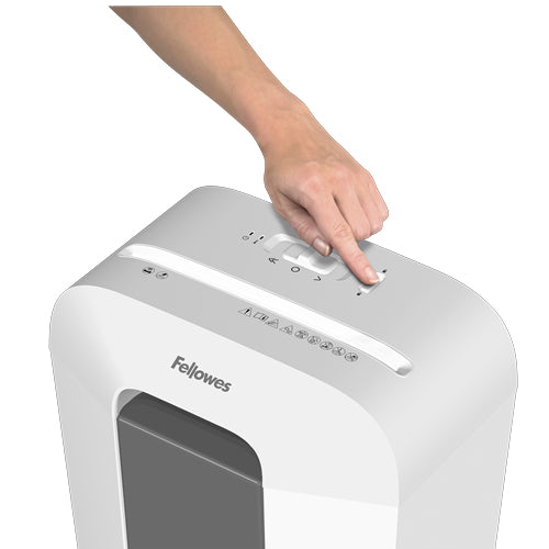 Fellowes LX Series Powershred LX50 Destructeur de Papier à Coupe Croisée, Blanc