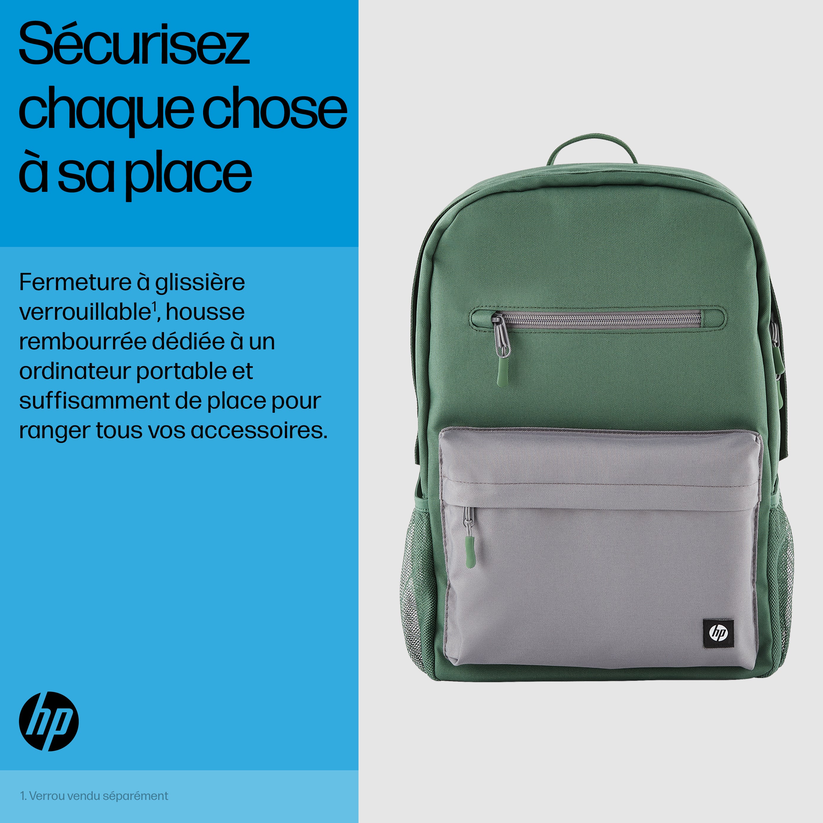 HP Sac à dos Campus (vert)