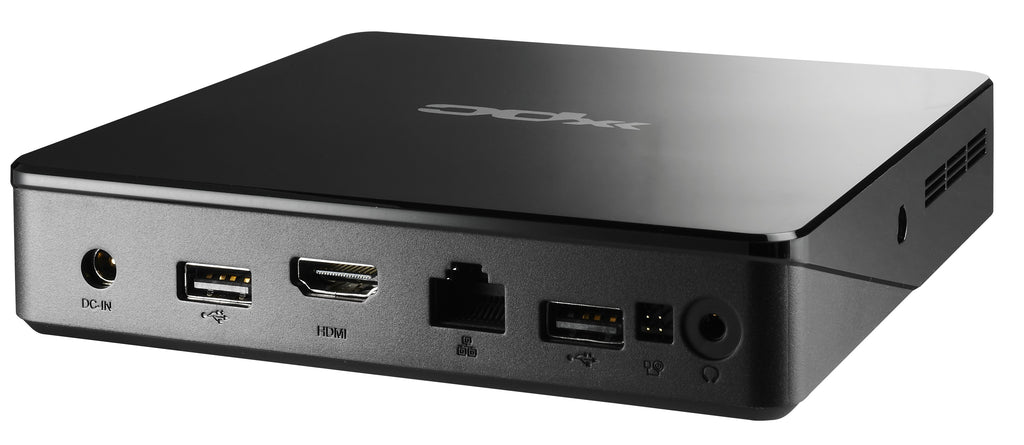 Shuttle XPC nano NS02EV2 PC/poste de travail Rockchip RK3368 2 Go DDR3L-SDRAM 16 Go eMMC Android 8.1 Nettop Mini PC Noir