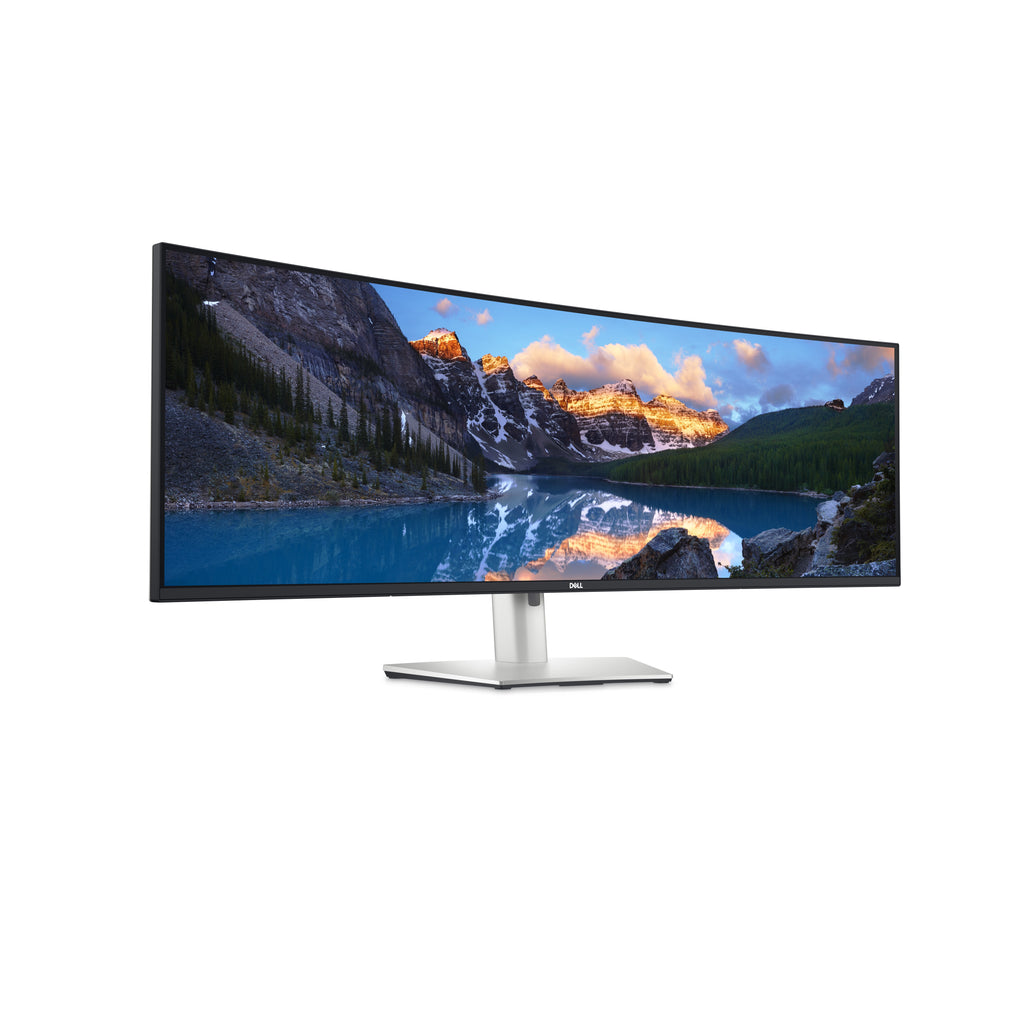 DELL UltraSharp U4924DW écran plat de PC 124,5 cm (49") 5120 x 1440 pixels 5K Ultra HD LCD Noir, Argent
