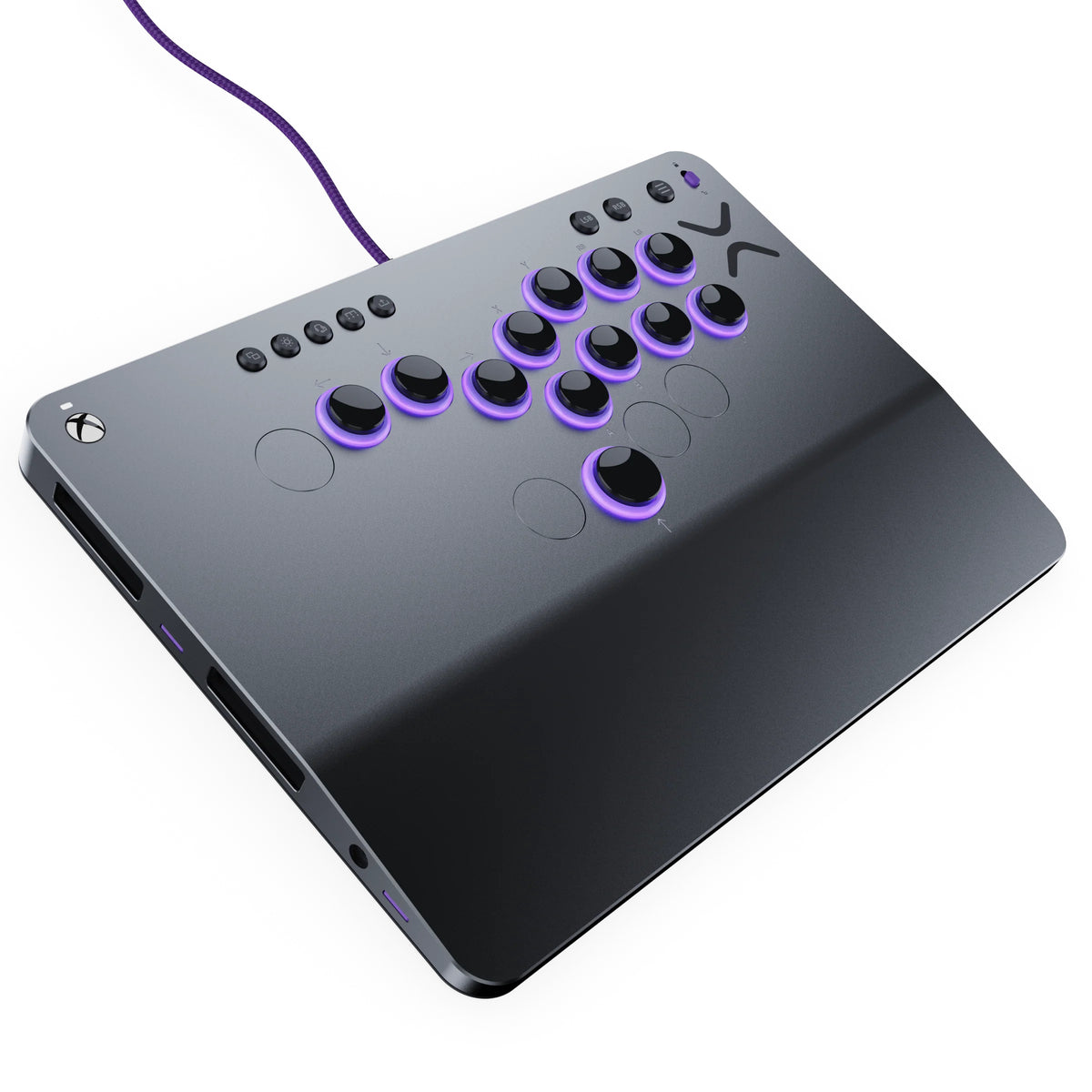 Turtle Beach Victrix Pro KO sans levier Fight stick Gris Édition. Sous licence officielle Xbox avec boutons Cherry MX Sp