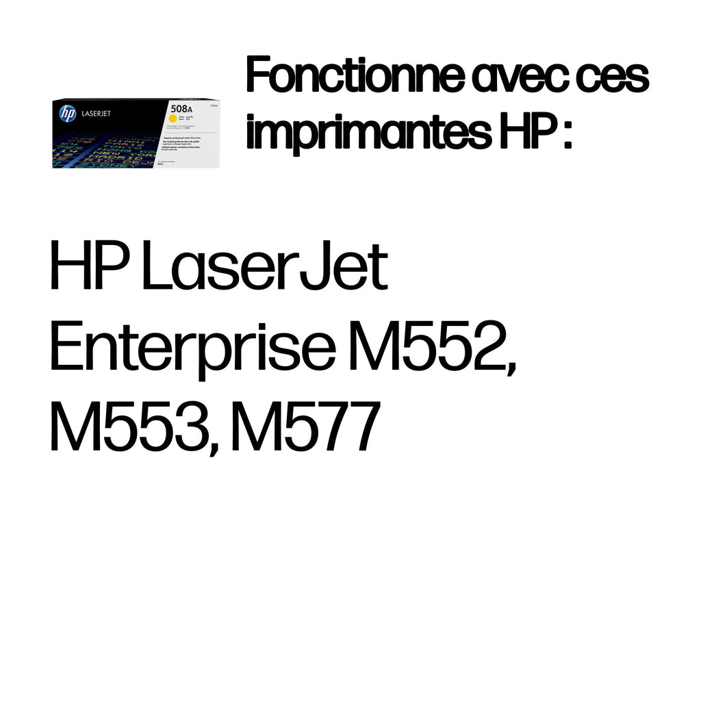 HP 508A toner LaserJet Jaune authentique