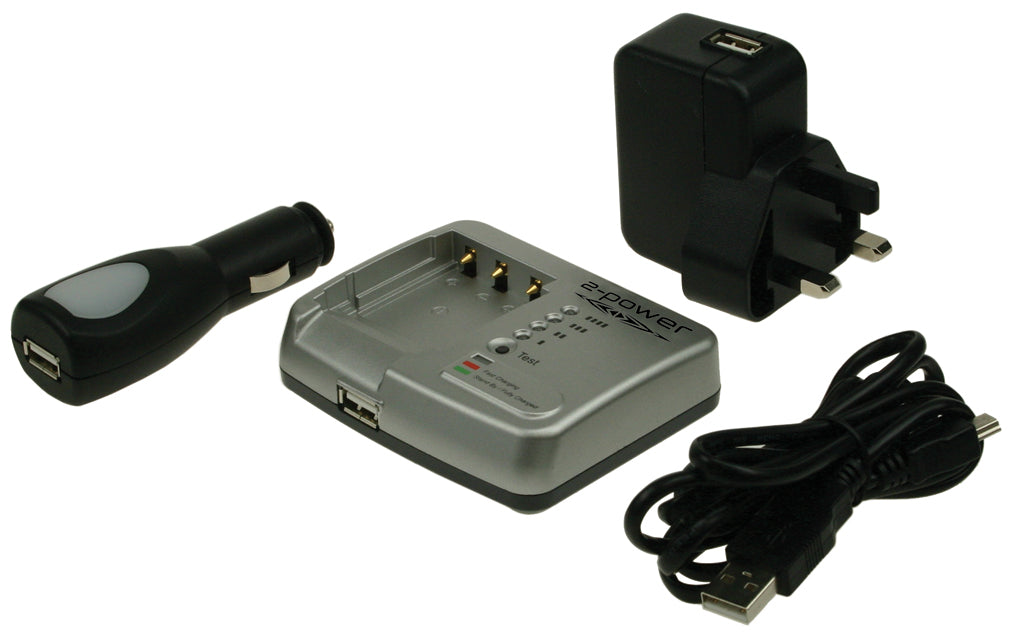 Chargeur de Batterie UDC0003A-UK, 5V, Noir et Argent