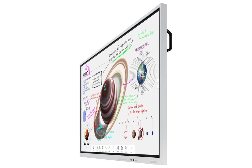 Samsung WM85B tableau blanc interactif 2,16 m (85") 3840 x 2160 pixels Écran tactile Gris, Blanc