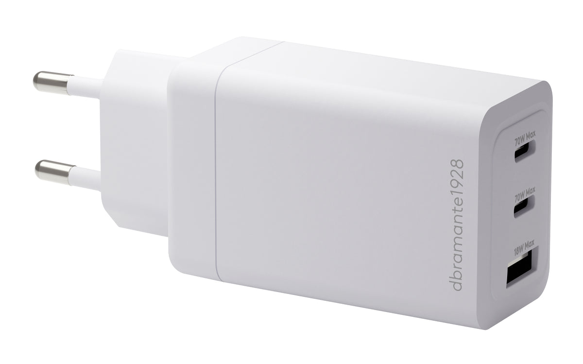 Chargeur Secteur Rapide CI70CCWH4436 pour Ordinateur Portable, Smartphone et Tablette, Blanc