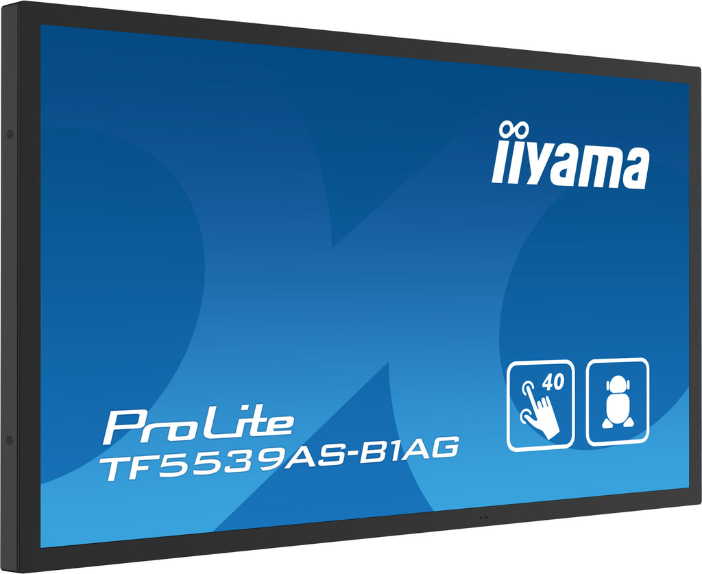 iiyama TF5539AS-B1AG Écran d'affichage dynamique Kiosk 54.6" 4K UHD Tactile Android 11 Noir