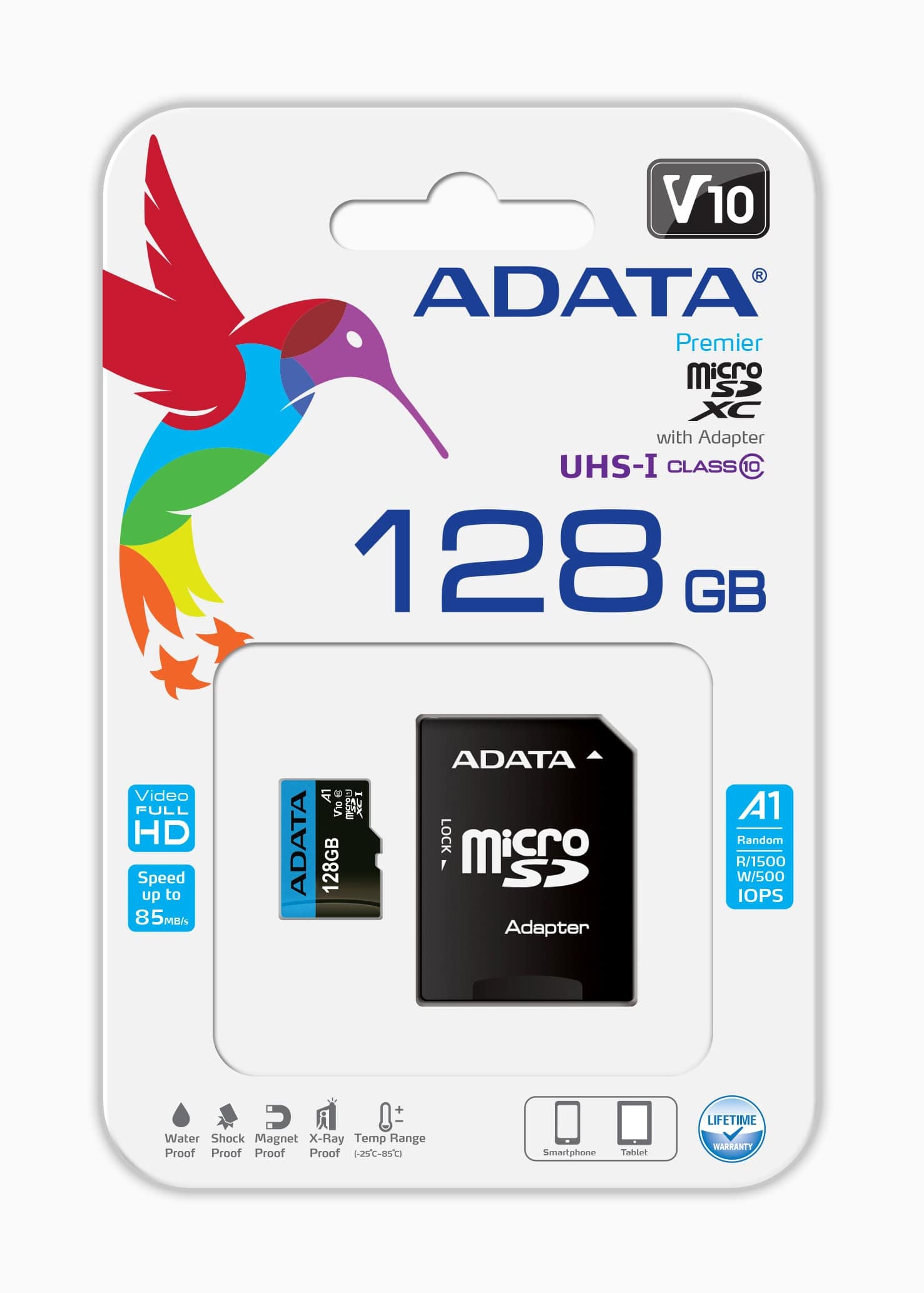ADATA Premier 128 Go MicroSDXC UHS-I Classe 10
