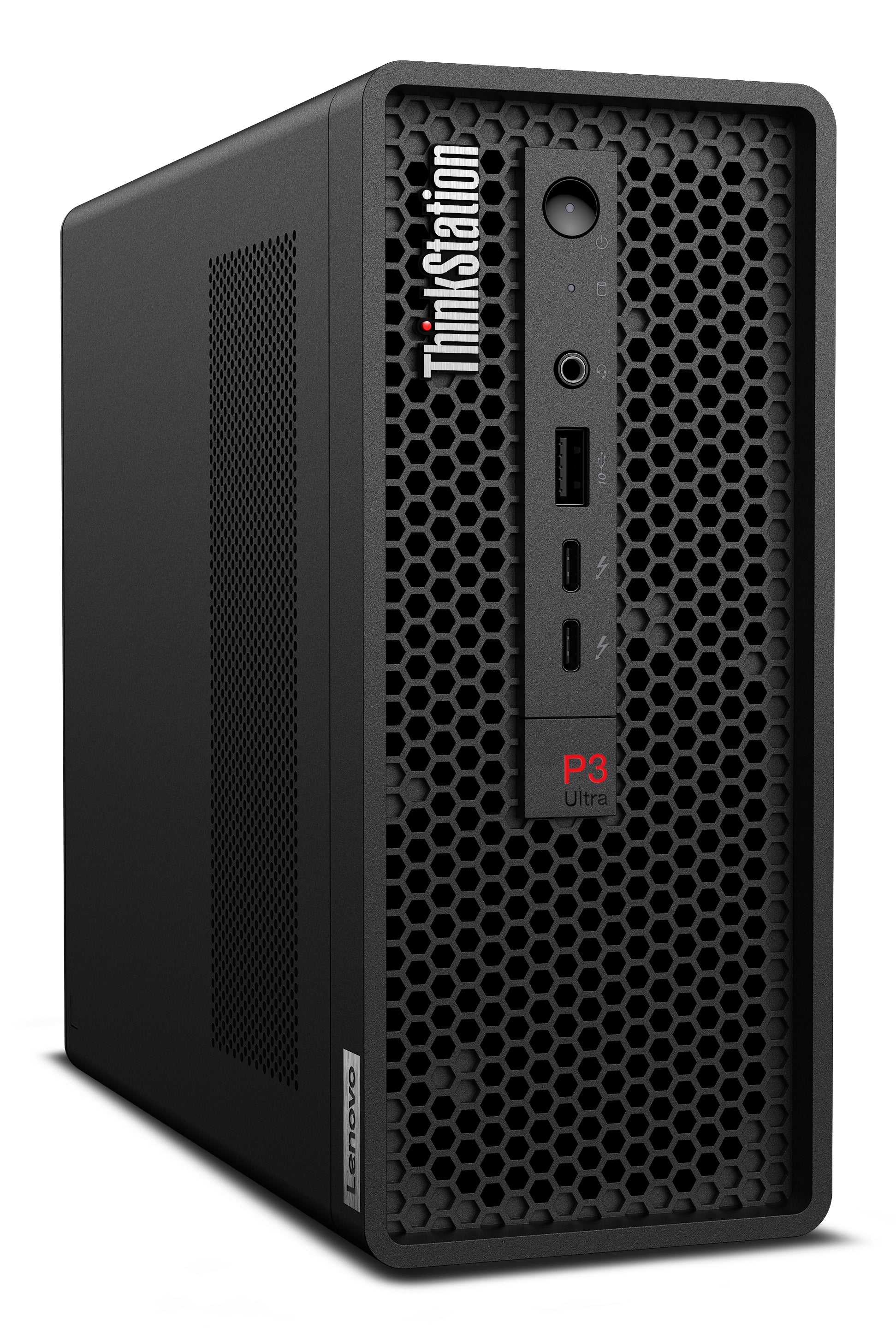 Lenovo ThinkStation P3 Ultra SFF Intel® Core™ i7 i7-14700 32 Go DDR5-SDRAM 512 Go SSD NVIDIA RTX A1000 Windows 11 Pro Mini Tower Station de travail Noir