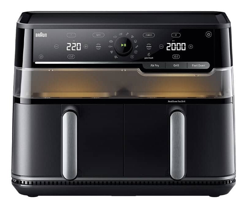 Braun TwinCook 5 Double 10 L Autonome 2800 W Friteuse d’air chaud Noir