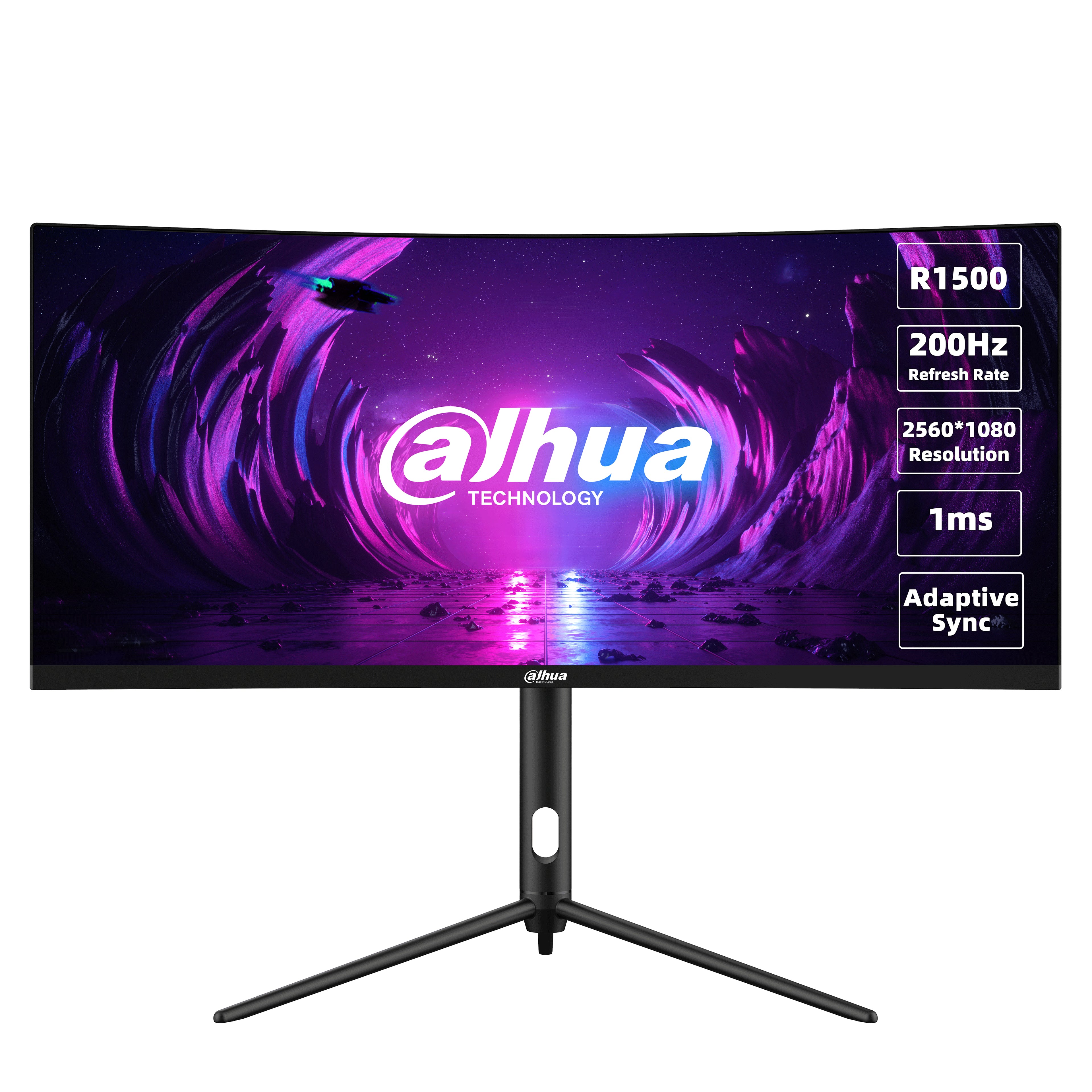 Dahua Technology LM30-E330CA écran plat de PC 76,2 cm (30") 2560 x 1080 pixels Full HD Ultra large LCD Noir, Rouge