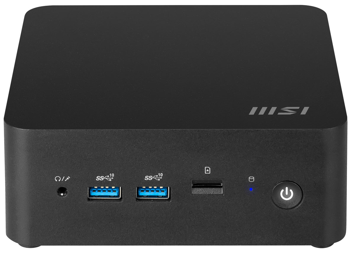 MSI Cubi NUC 1MG-244BEU Mini PC Barebone, Intel SoC, Noir