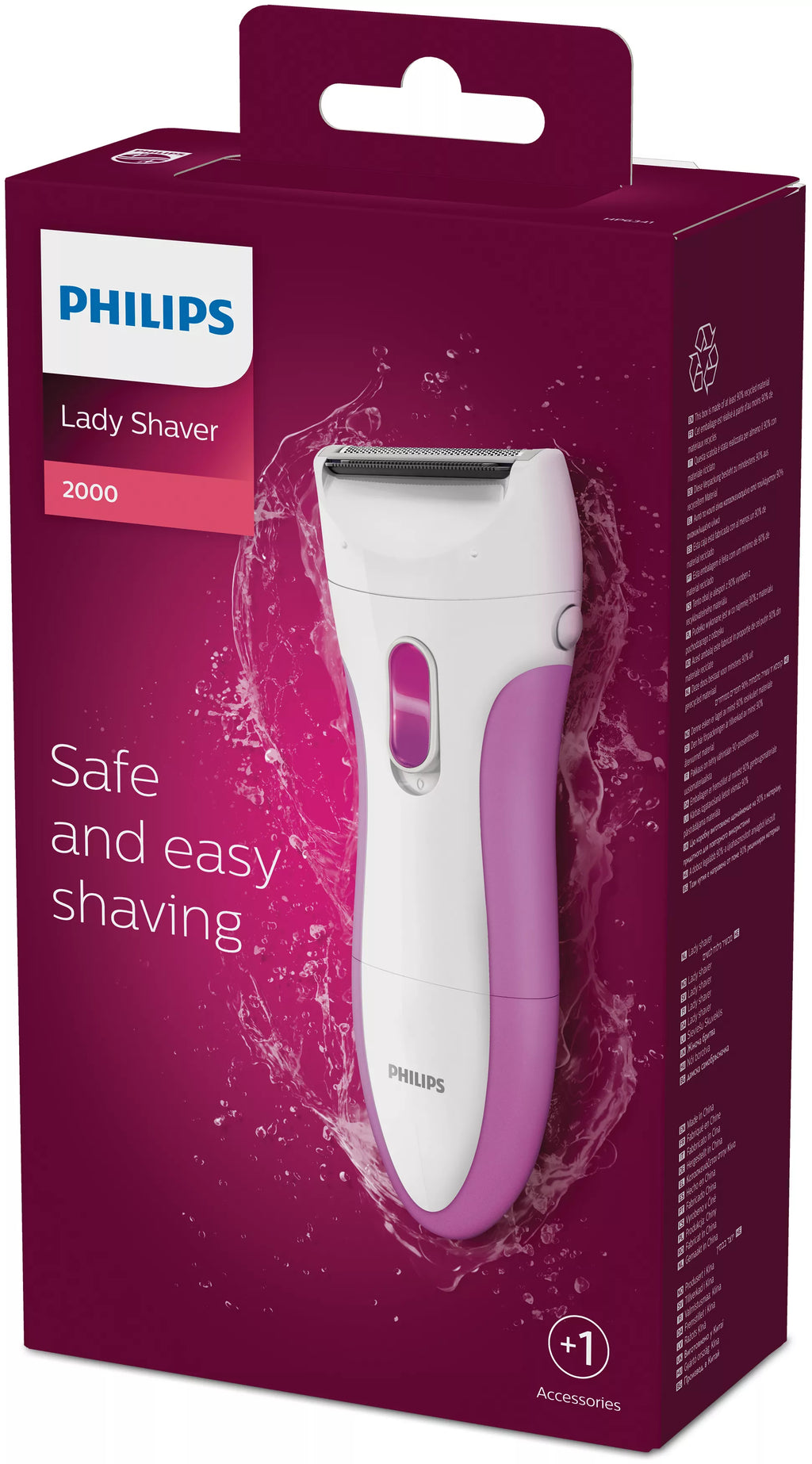 Philips SatinShave Essential HP6341/00 Rasoir électrique 100 % étanche