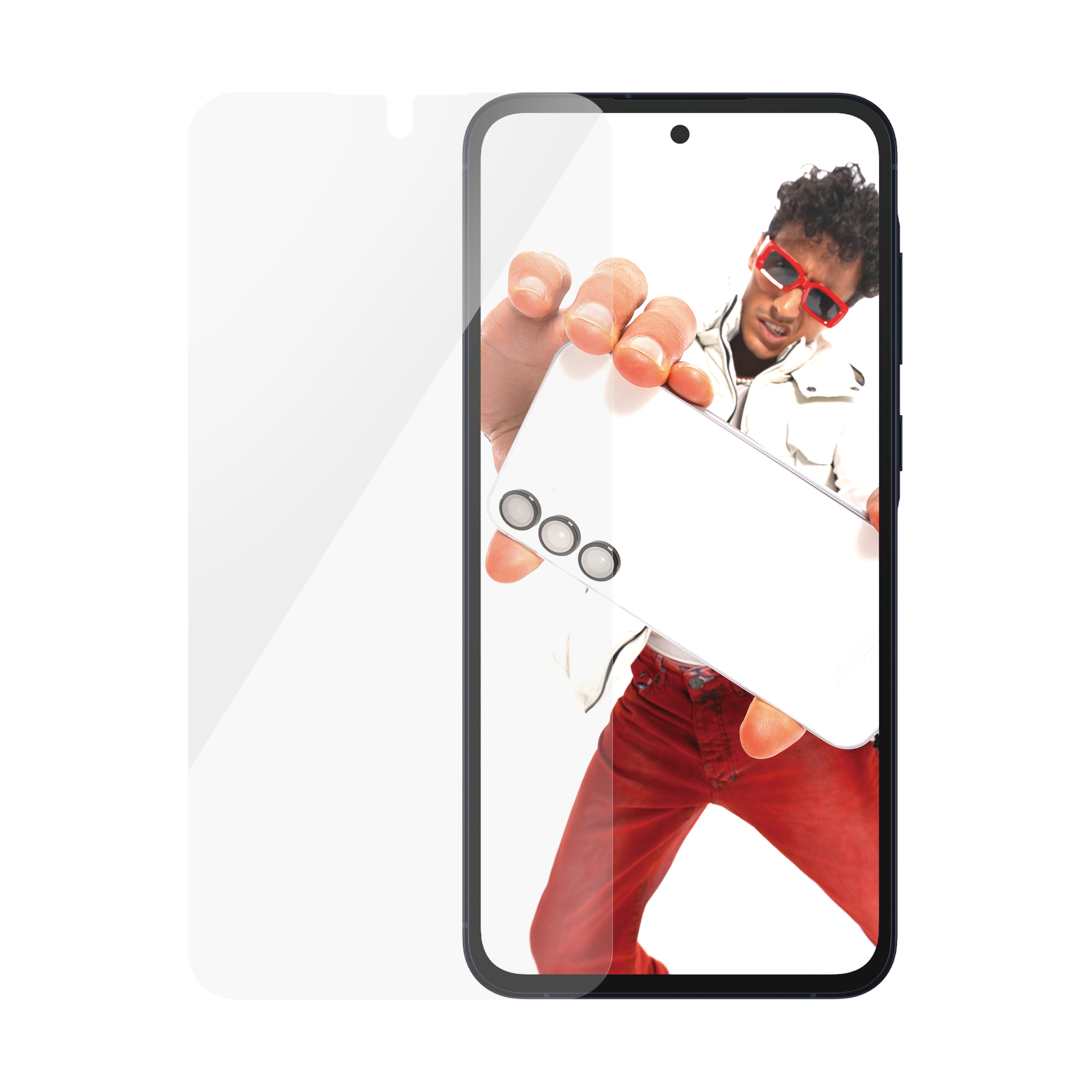 PanzerGlass PanzerGlass SAFE. by ® Screen Protector Samsung Galaxy A55 5G | Ultra-Wide Fit | BULK Protection d'écran transparent 50 pièce(s)