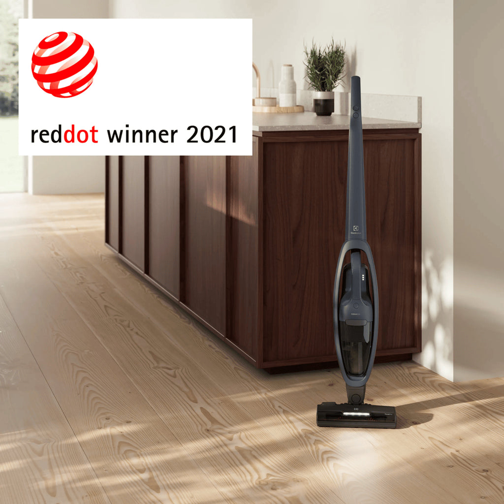 Electrolux ES52CB21DB Aspirateur balai Batterie Sec Cyclonique, mousse, Filtre post-moteur Sans sac 0,3 L 29 W Bleu 2 Ah - vue 3