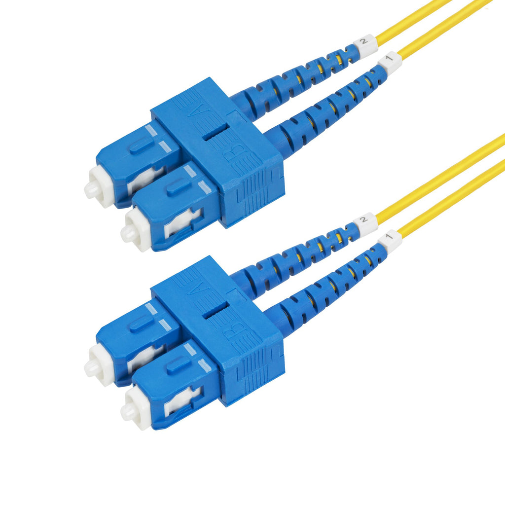 StarTech.com Câble Fibre Optique Duplex Monomode SC à SC UPC OS2 9/125µm 10m 40G/100G LSZH