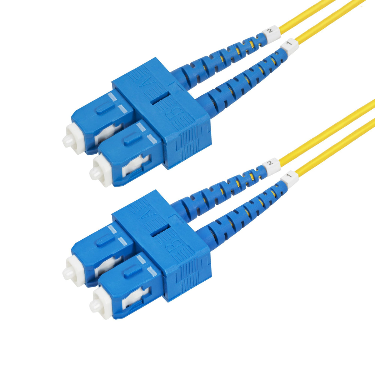 StarTech.com Câble Fibre Optique Duplex Monomode SC à SC UPC OS2 9/125µm 10m 40G/100G LSZH