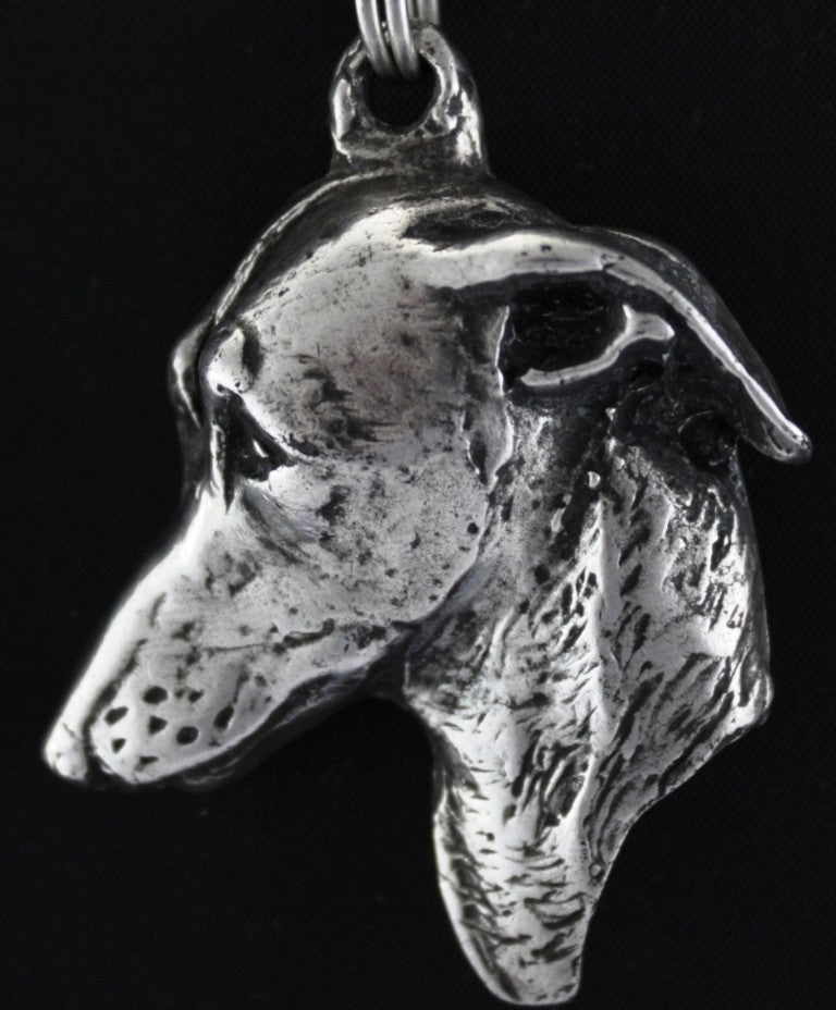 Italian Greyhound, Italian Sighthound - Dog necklace in gift box, silver-plated locket for dog fan, striking pendant by Art-Dog brand