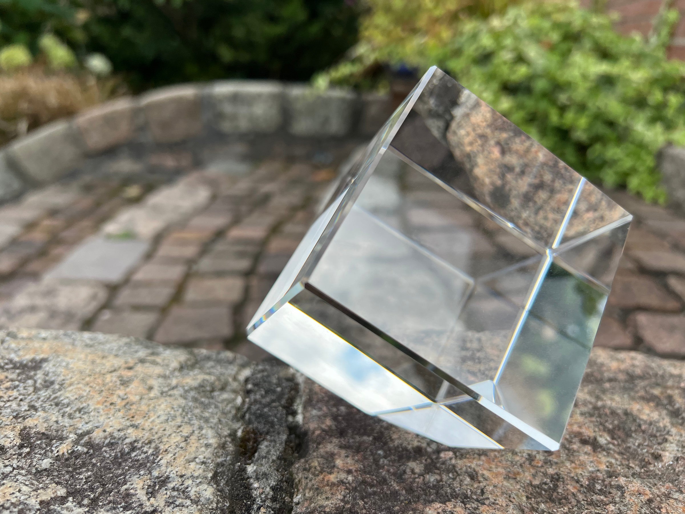 Xoloitzcuintle, Mexican Hairless Dog, Xoloitzquintle - crystal cube with a photo, photo of a horse in crystal, cubic paperweight from Art-Dog brand
