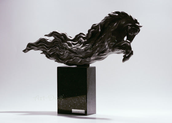 Steed - exclusive horse figurine, luxury interior decoration, unique edition of Art-Dog brand figurines