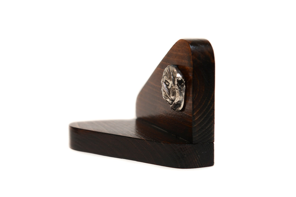Pug II - wooden candle holder with a dog, tealight holder, a memorial place for a dog by Art-Dog brand