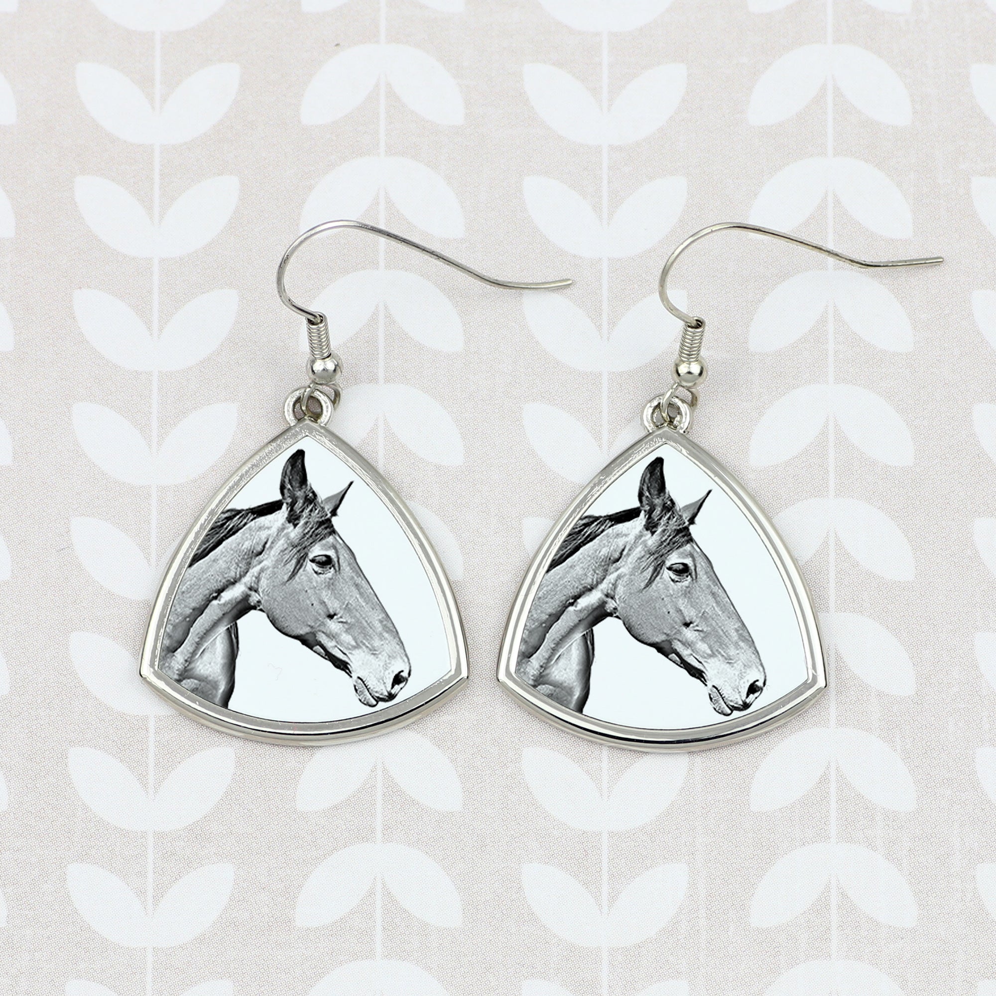Australian Stock Horse - earrings with a horse, hanging earrings with a picture, personalized jewelry with Art-Dog brand print
