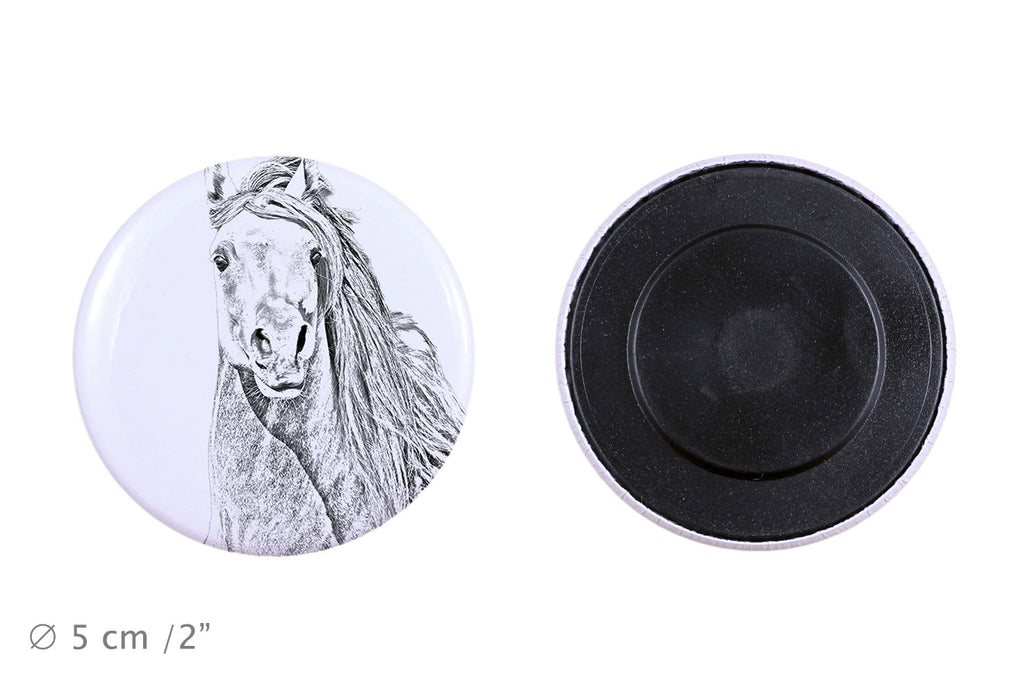 Pintabian - magnet with a horse, a unique imprint of the Art-Dog horse brand