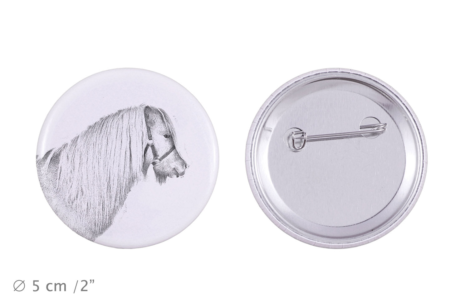 Shetland Pony - magnet with a horse, a unique imprint of the Art-Dog horse brand