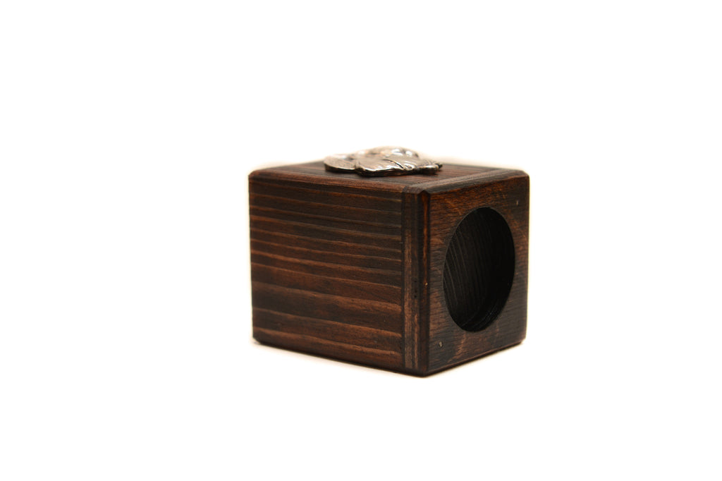 Dogue de Bordeaux, French Mastiff, Bordeauxdog II - wooden candle holder with a dog, a unique souvenir after losing a dog, a handicraft from the Art-Dog brand