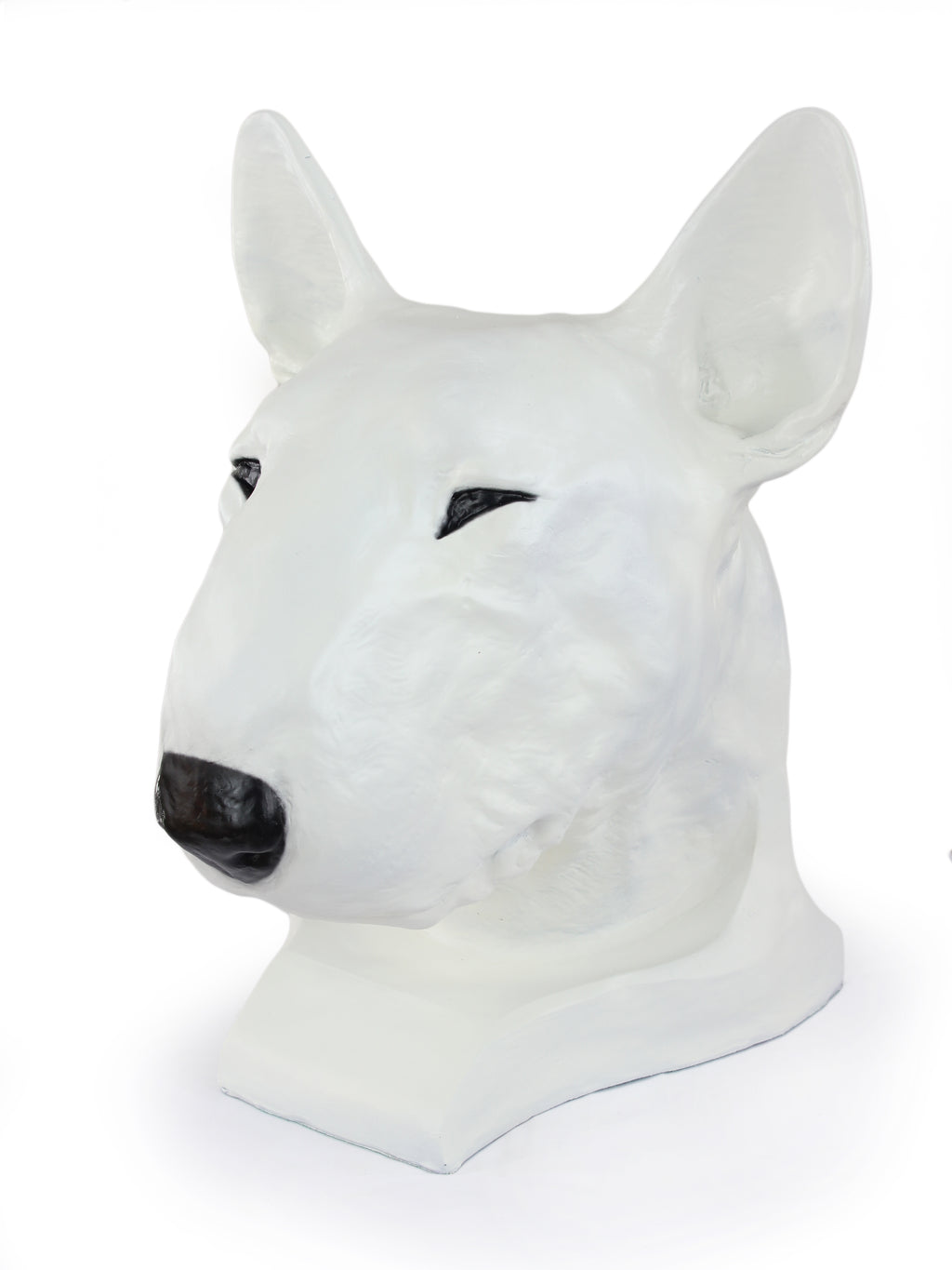 Bull Terrier, Bully I - urn for dog ashes, dog bust, large dog head for garden by Art-Dog