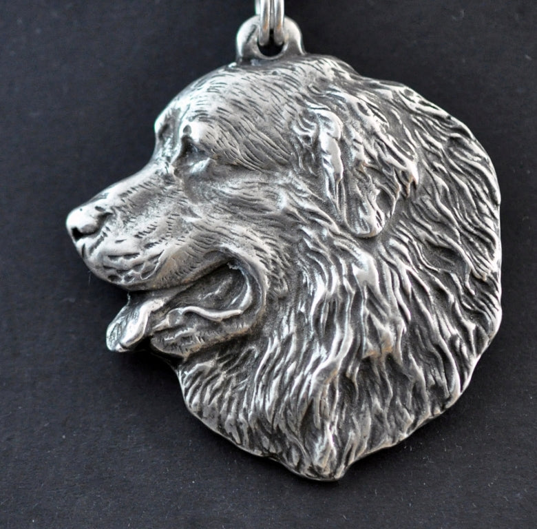 Bernese Mountain Dog, Berner Sennenhund I - Necklace with dog, silver-plated pendant for dog fan, unique jewelry by Art-Dog brand