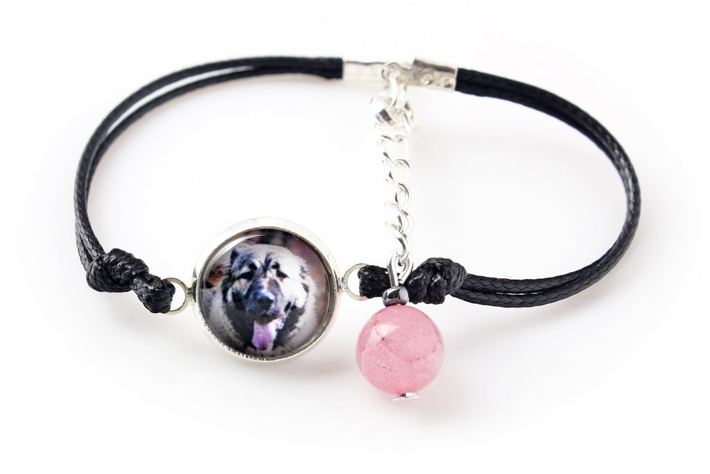 Caucasian Shepherd Dog, Caucasian Ovcharka - bracelet in a box with your photo, feminine jewelry, perfect gift from Art-Dog brand