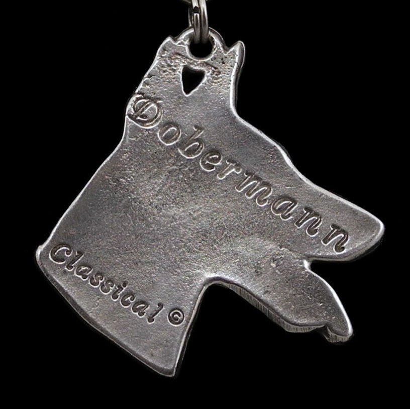 Dobermann, Doberman Pinscher, Dobie - Dog necklace, unique jewellery for the dog fan, unique adder pendant by Art-Dog brand