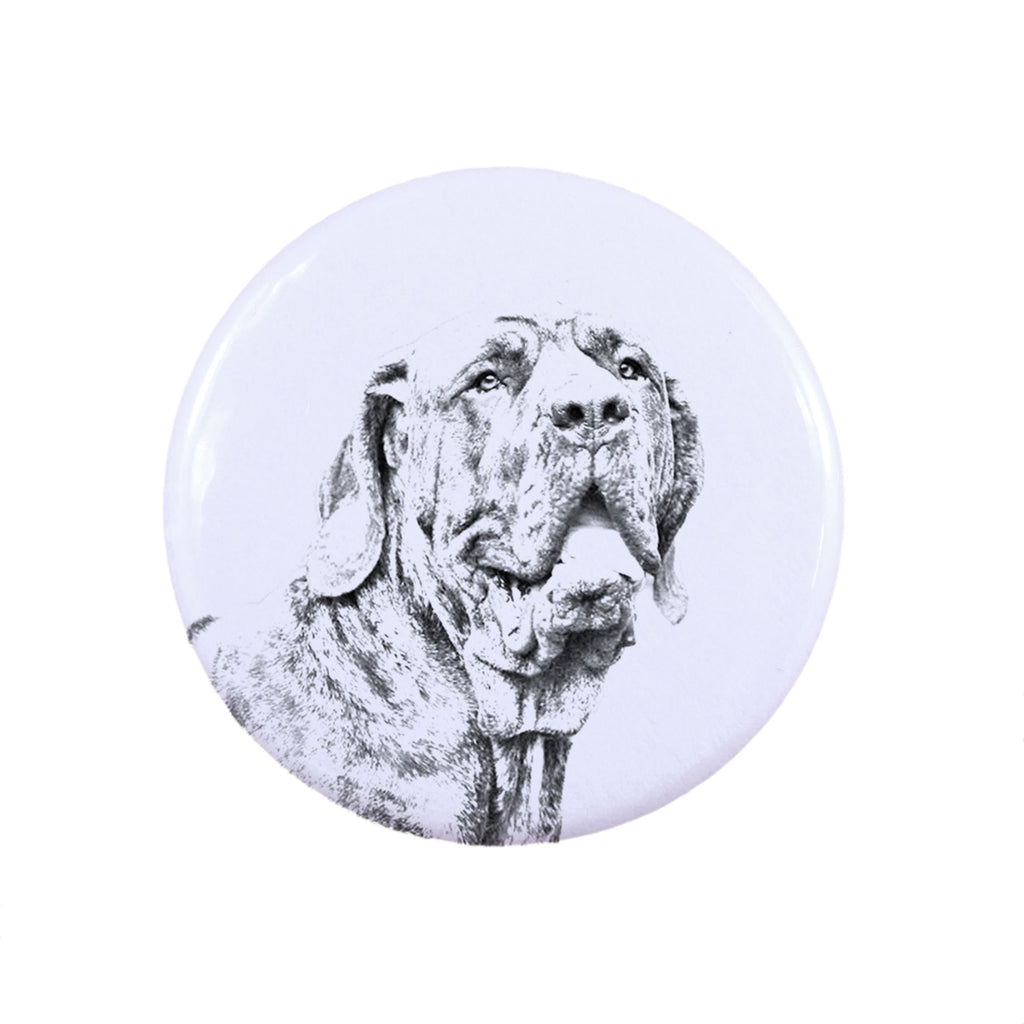Fila Brasileiro - pin with your dog, add your own photo, Art-Dog brand