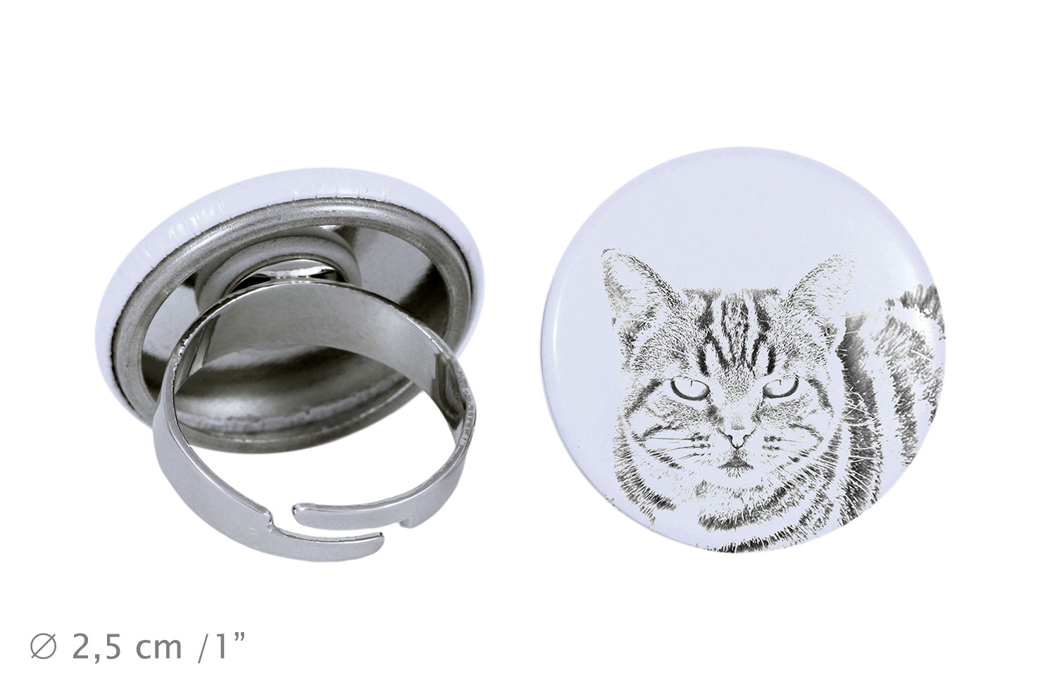Manx - unique ring, handmade, women's jewelry by Art-Dog
