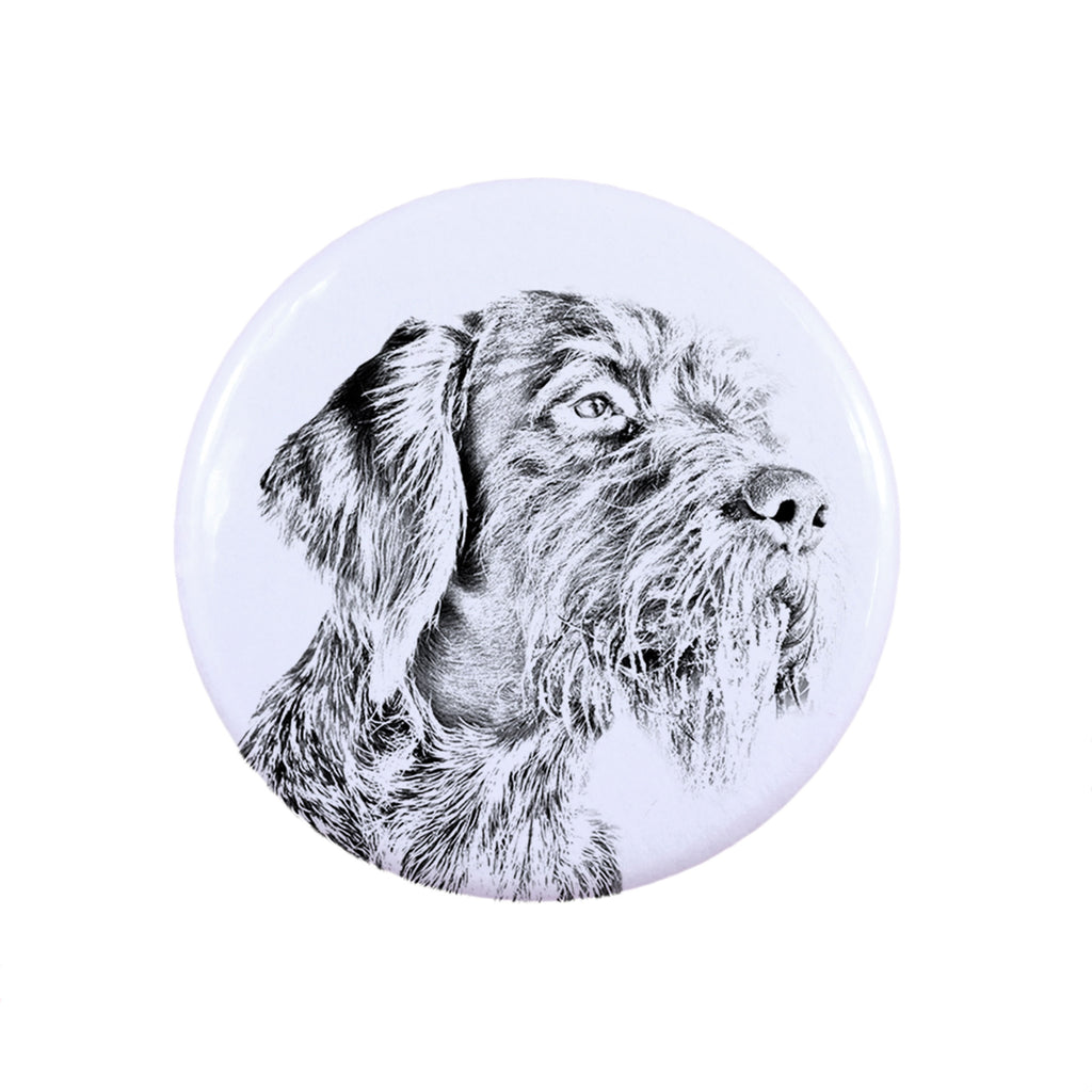 German Wirehaired Pointer - pin with your dog, add your own photo, Art-Dog brand