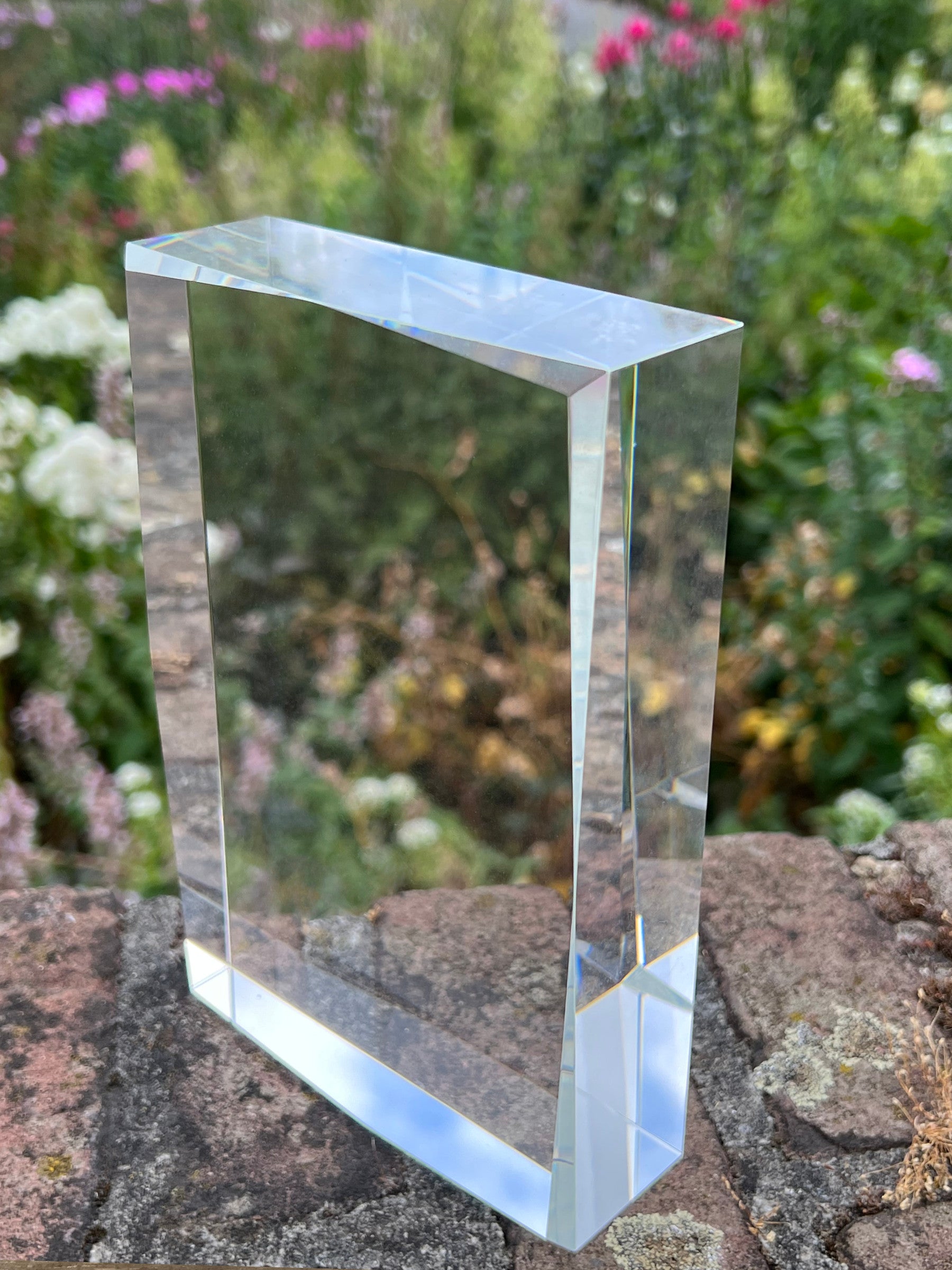 Jagdterrier - crystal with a picture of a dog, photo in glass, modern exhibition of Art-Dog brand photo