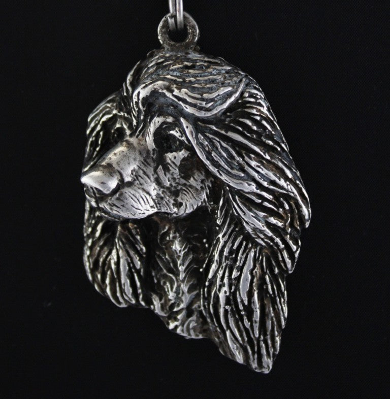 Afghan Hound, Tazi I - Necklace with dog, silver-plated pendant for dog fan, unique jewelry by Art-Dog brand