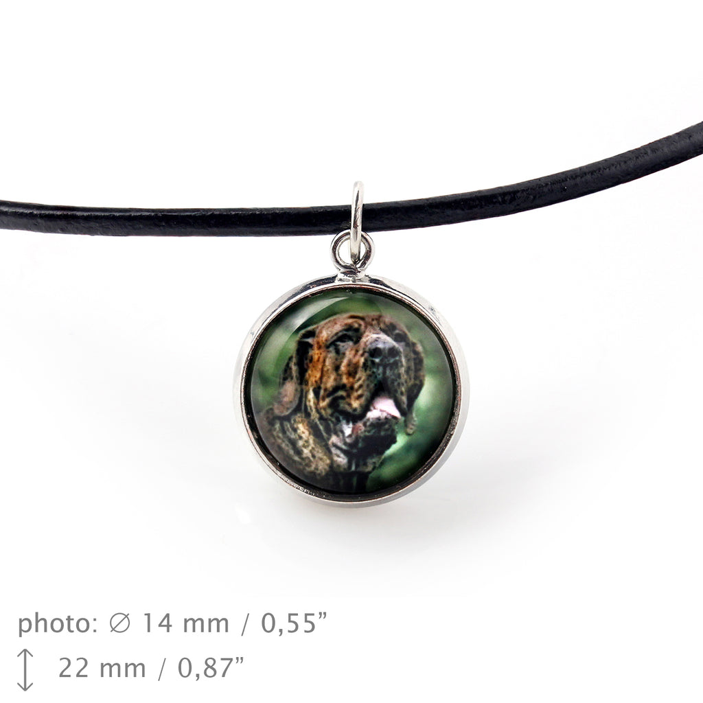Fila Brasileiro - a set of jewelry with your photo, handmade set, bracelet and necklace by Art.-Dog brand