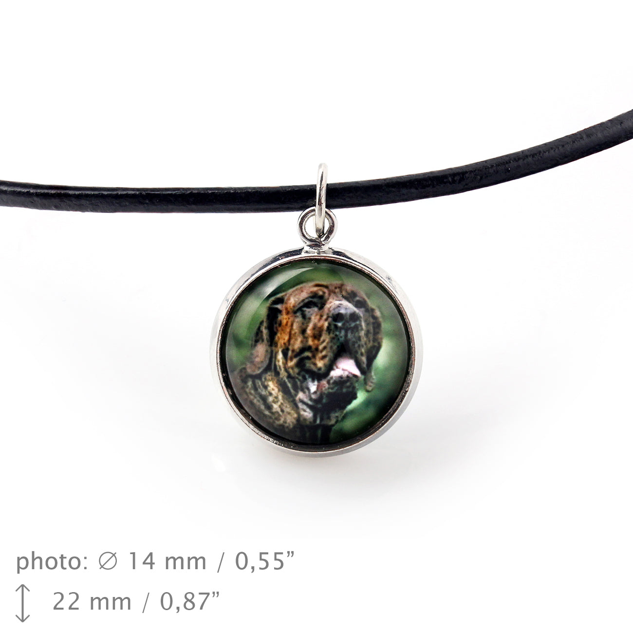 Fila Brasileiro - a set of jewelry with your photo, handmade set, bracelet and necklace by Art.-Dog brand