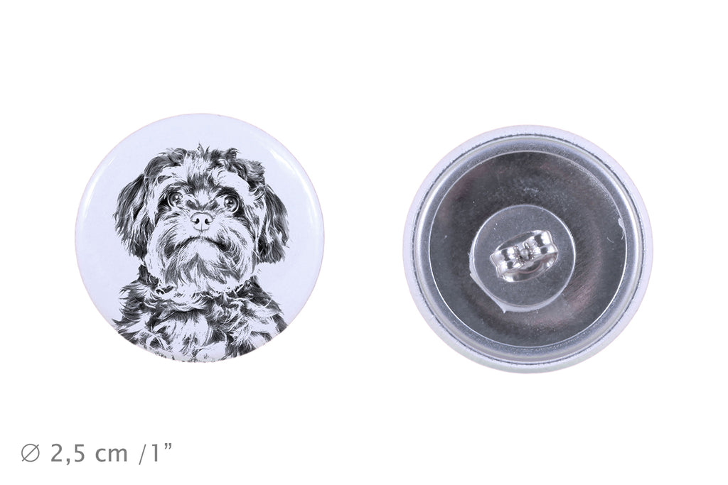 Bolonka, Russian Tsvetnaya Bolonka - unique dog earrings, your pet on a keychain, Art-Dog's own brand