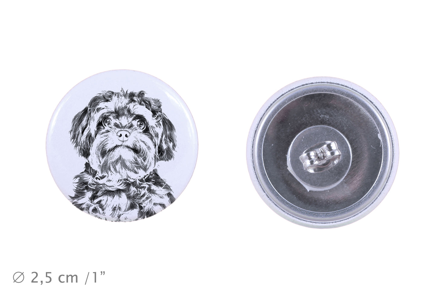 Bolonka, Russian Tsvetnaya Bolonka - unique dog earrings, your pet on a keychain, Art-Dog's own brand