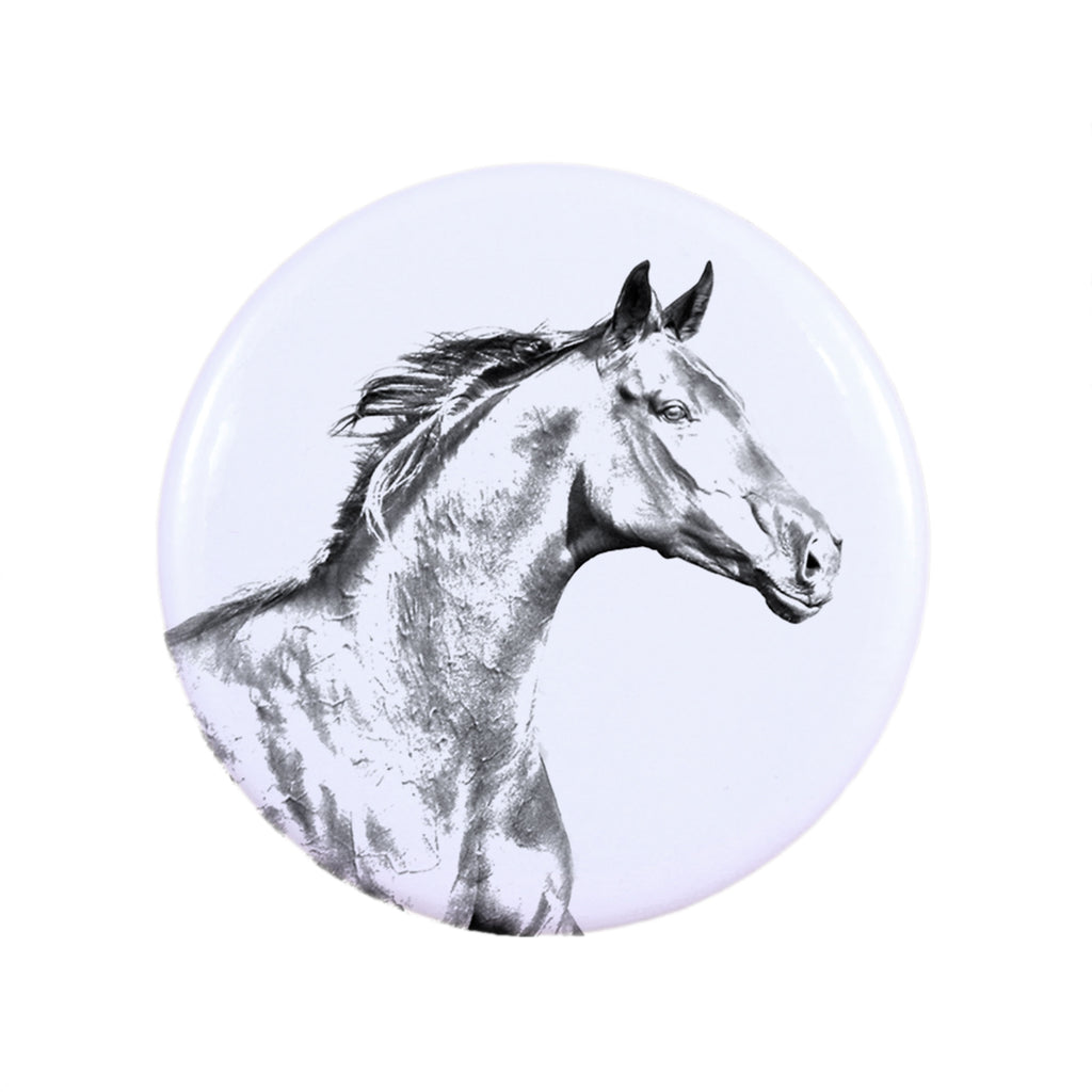 Zweibrücker - magnet with a horse, a unique imprint of the Art-Dog horse brand
