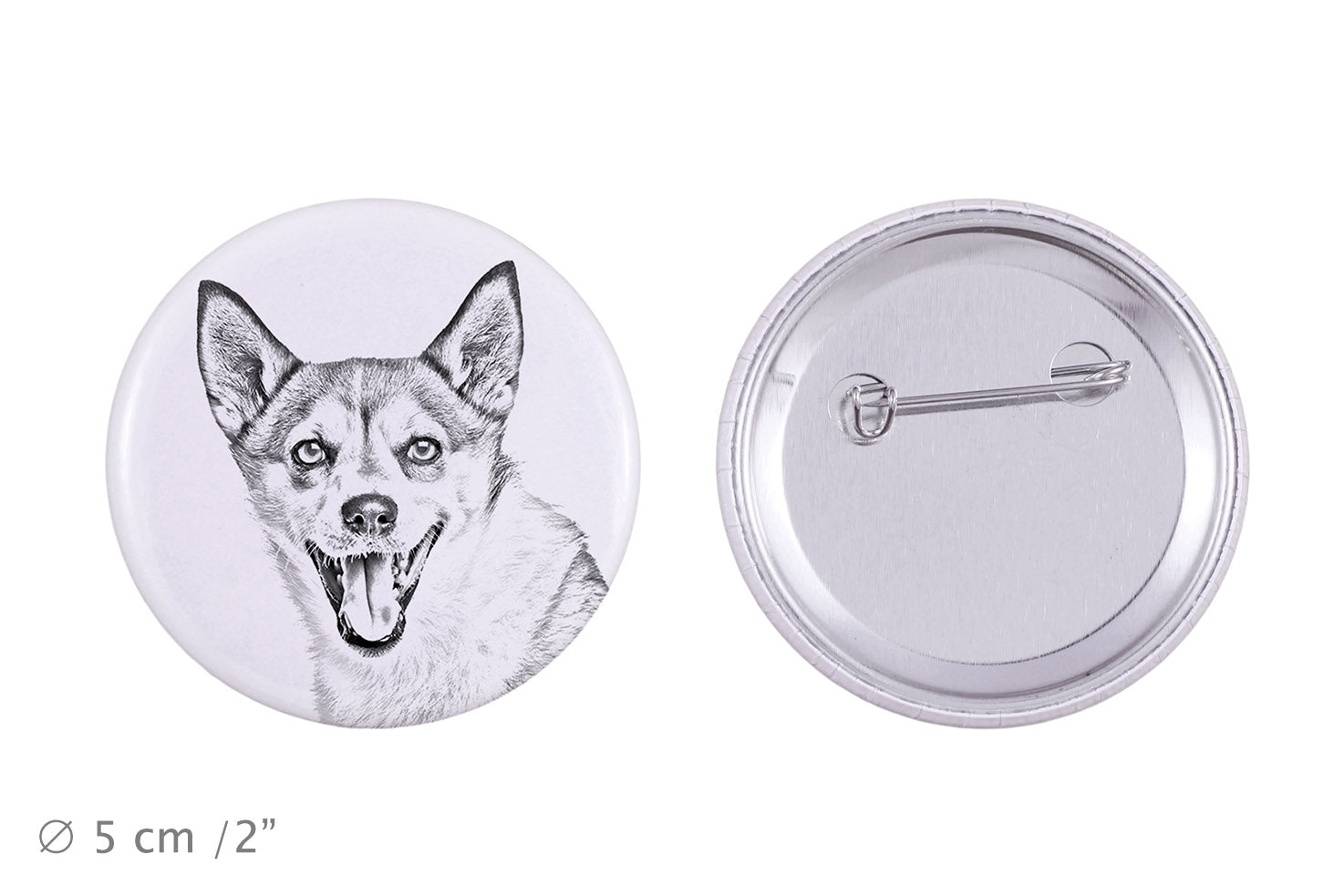 Norwegian Lundehund, Norsk Lundehund - pin with your dog, add your own photo, Art-Dog brand