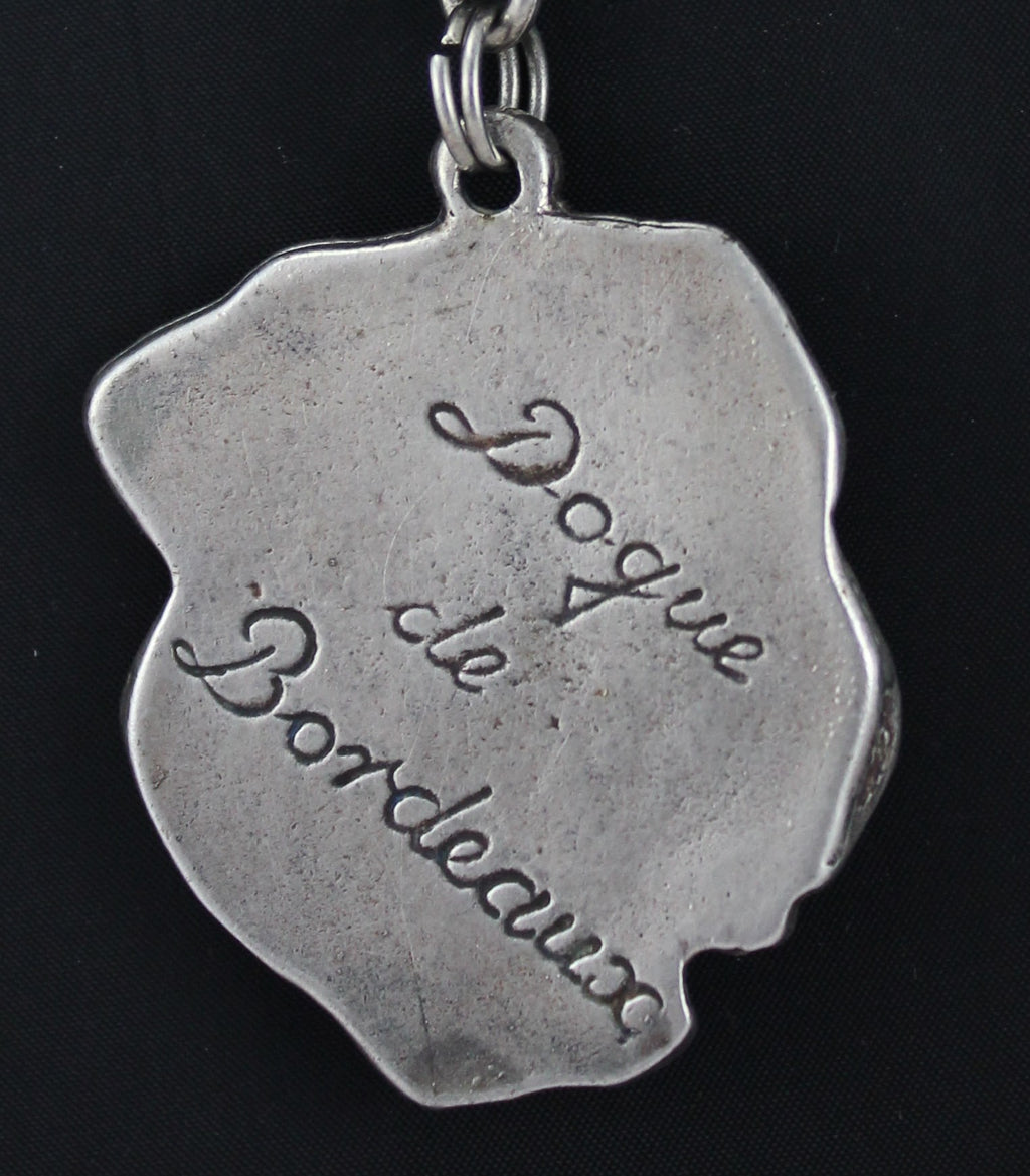 Dogue de Bordeaux, French Mastiff, Bordeauxdog II - necklace with a dog, dog pendant on a silver chain, unique jewelry from the Art-Dog brand