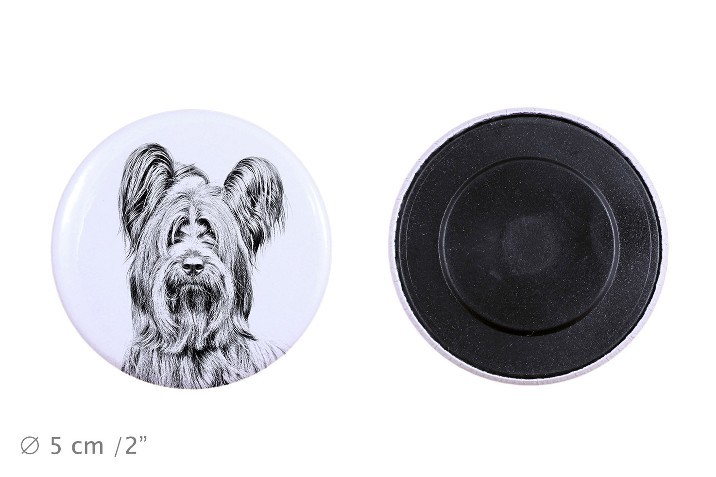 Silky Terrier - magnet with a dog's pupil, exceptionally light, strong magnet, handmade product by the Art-Dog brand