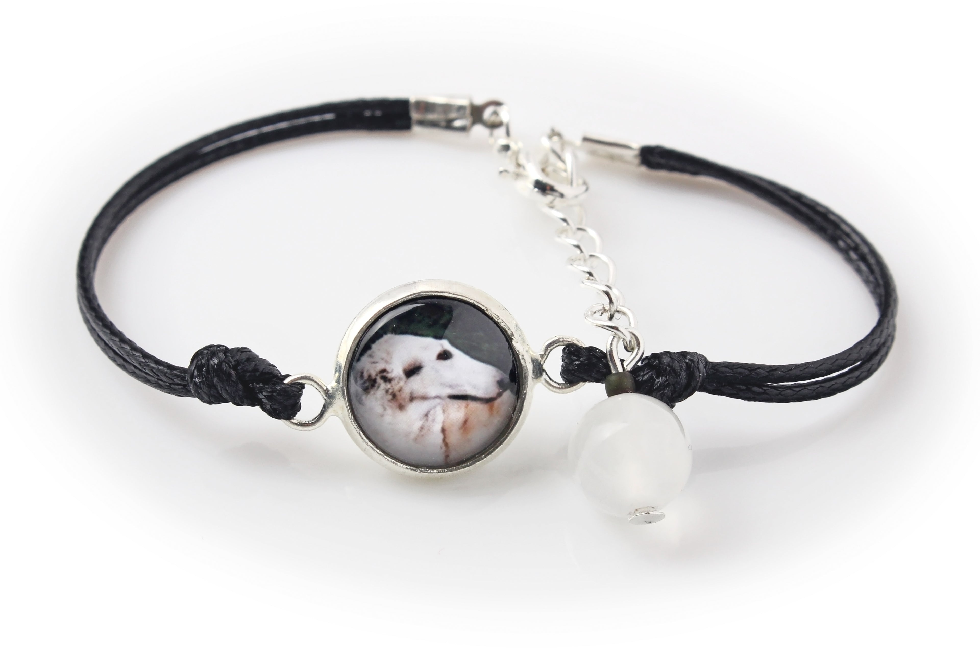Borzoi, Russian Hunting Sighthound, Russian Wolfhound - bracelet in a box with your photo, feminine jewelry, perfect gift from Art-Dog brand