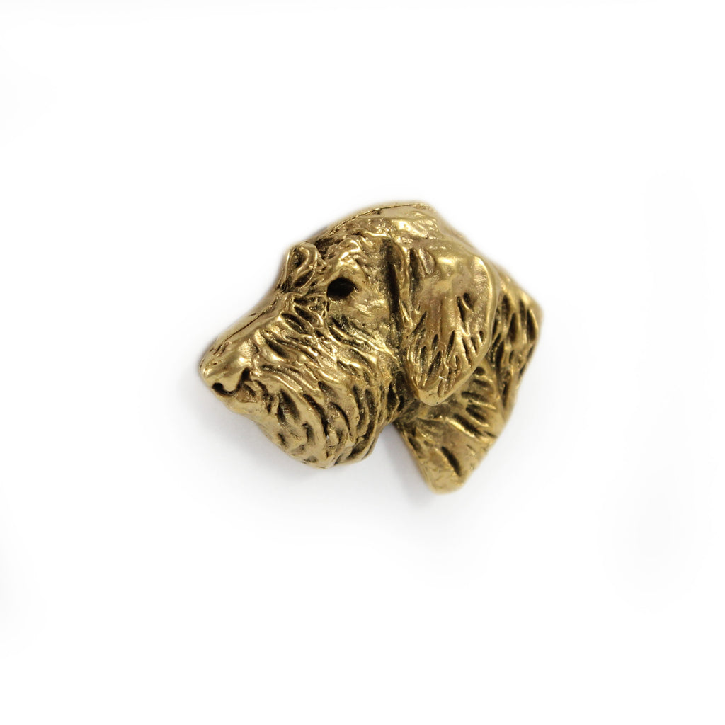 Dachshund II - Dog brooch in decorative box, elegant gold-plated pin, Art-Dog brand jacket pin
