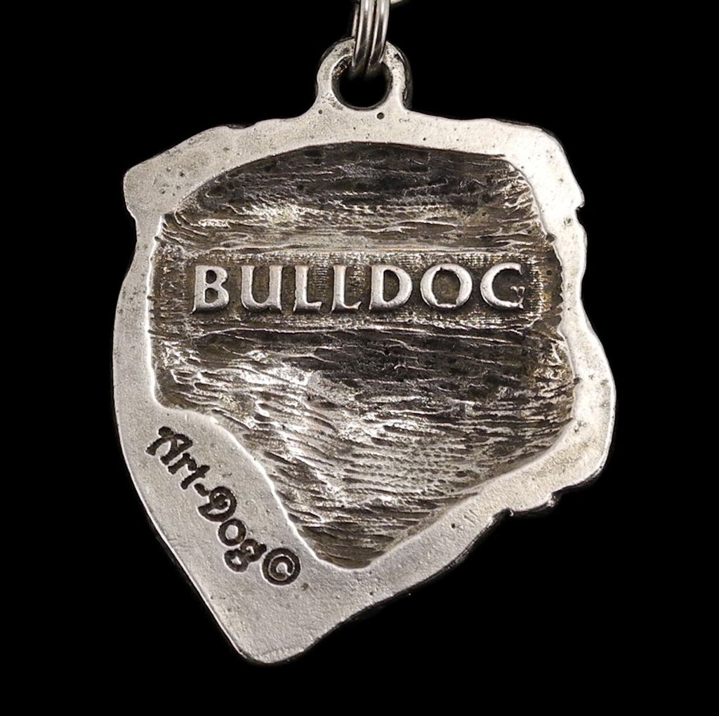 Bulldog, English Bulldog, British Bulldog II - Dog necklace, unique jewellery for the dog fan, unique adder pendant by Art-Dog brand