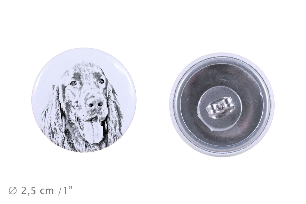 English setter, Lawerack, Laverack I - unique dog earrings, your pet on a keychain, Art-Dog's own brand