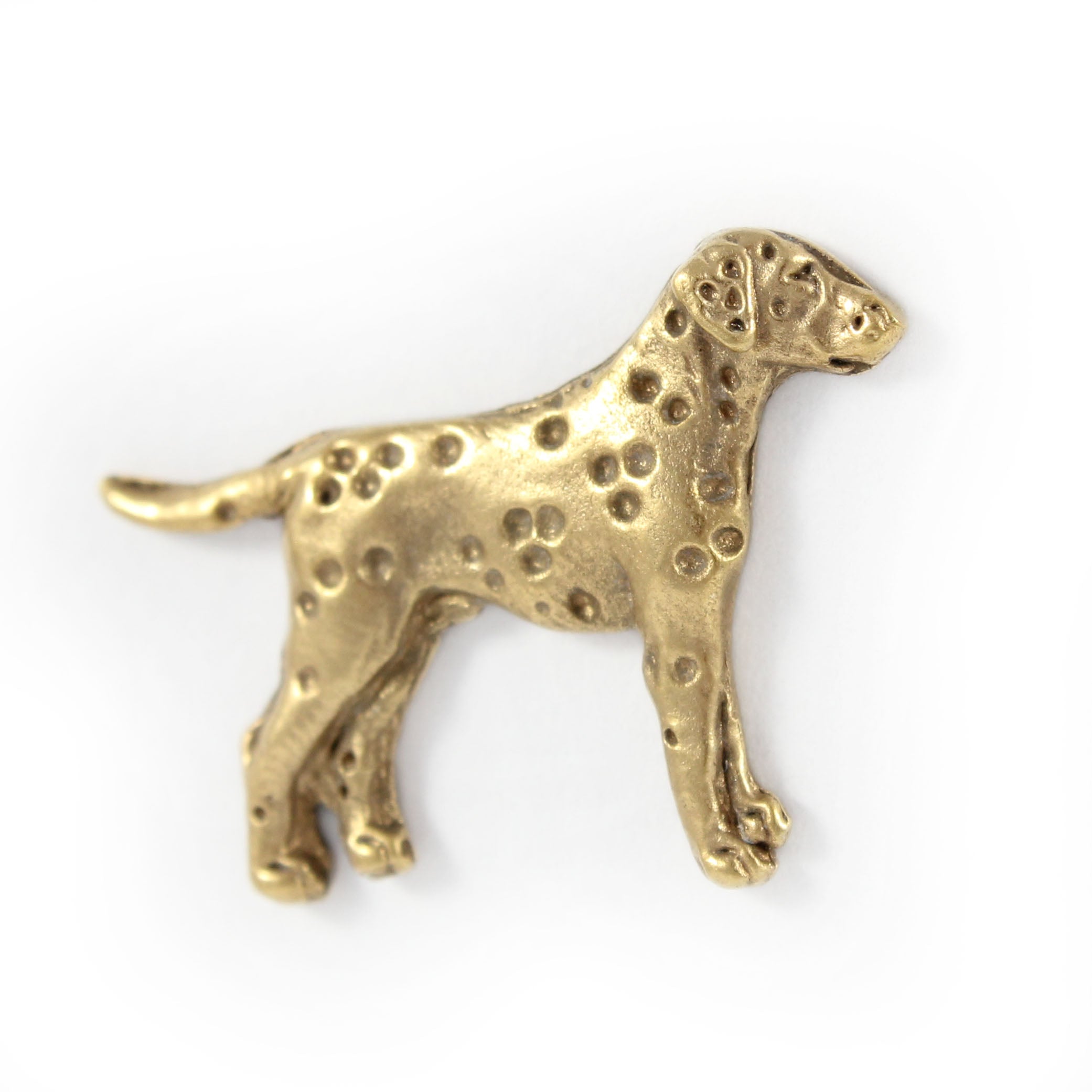 Dalmatian, Carriage Dog, Spotted Coach Dog - Dog brooch in decorative box, elegant gold-plated pin, Art-Dog brand jacket pin